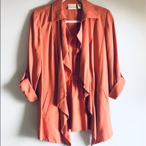 ❤️ Chico’s Drape Front Moto Jacket